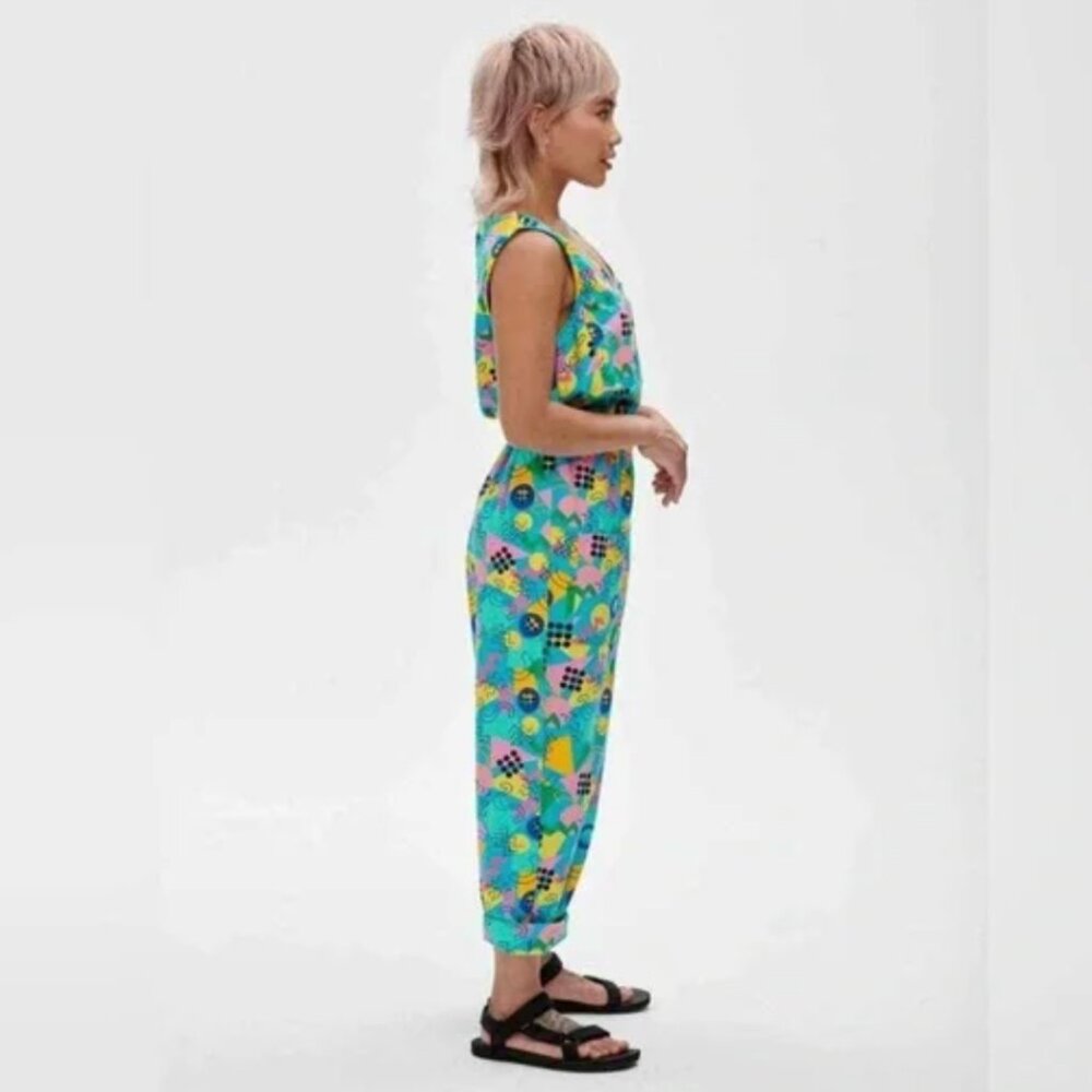 Lucy & Yak Juni Boilersuit: ORGANIC COTTON -Memphis